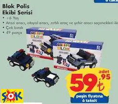 GOKİDY BLOK POLİS EKİBİ SERİSİ OYUNCAK